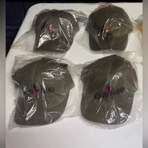 (4) Ralph Lauren Olive Green Hats